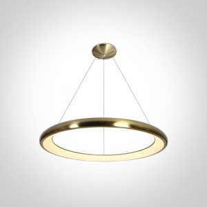 LAMPA SUSPENDATA RING LED 50W BRASS 62144NB
