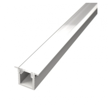 Profil LED Incastrat 2m 11mm Aluminiu Alb cu Disp... Profil LED Incastrat 2m 11mm Aluminiu Alb cu Disp...