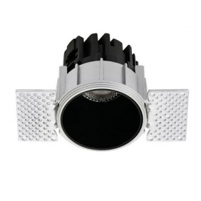 SPOT INCASTRAT LED 10W TRIMLESS IP44 BLACK SPOT INCASTRAT LED 10W TRIMLESS IP44 BLACK