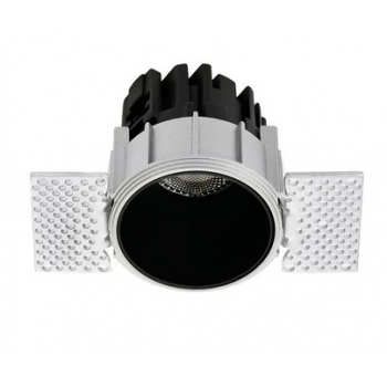 SPOT INCASTRAT LED 10W TRIMLESS IP44 BLACK SPOT INCASTRAT LED 10W TRIMLESS IP44 BLACK