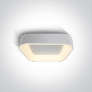 PLAFONIERA SQUARE LED 38W CCTV D45 WHITE