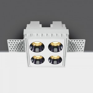Spot Incastrat LED 10W Trimless Multiled Patrat Alb 50110HTR Spot Incastrat LED 10W Trimless Multiled Patrat Alb 50110HTR
