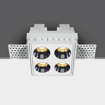 Spot Incastrat LED 10W Trimless Multiled Patrat Al...