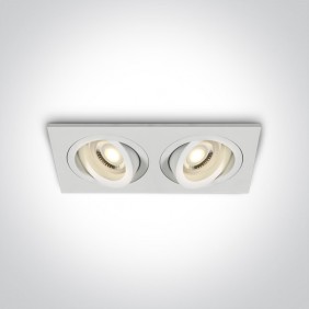 SPOT INCASTRAT BEC LED 10W DUO SQUARE ORIENTABIL 51205ABG