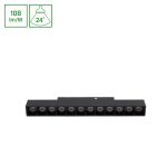 SHIFT B GRID 12W LED 48V 3000K NEGRU L22cm