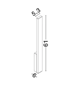 APLICA EXTERIOR LED 6W CORTEN IP65 9030102 - imagine 3