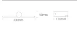 APLICA BAIE LED 8W SLIM IP44 38108N