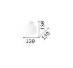 APLICA COTTON PL1 G9 LED BIANCO IP20