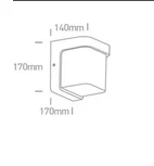 APLICA EXTERIOR LED 12W IP54 67492