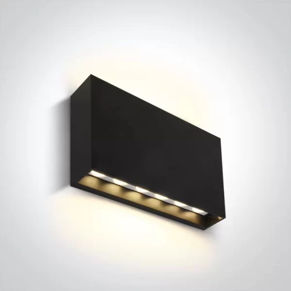 APLICA EXTERIOR LED 12W UP-DOWN SQUARE IP65 67472