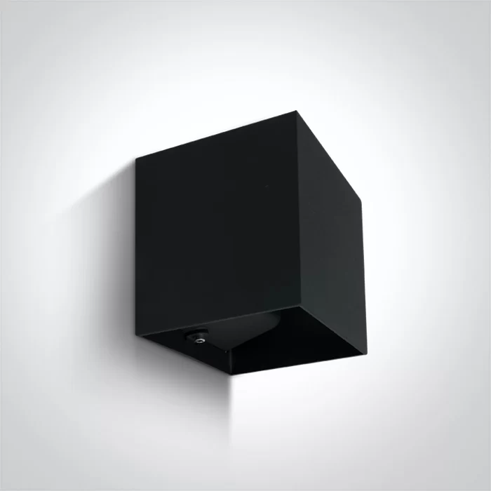 APLICA EXTERIOR LED 6W CUBE BLACK IP54 67398C APLICA EXTERIOR LED 6W CUBE BLACK IP54 67398C