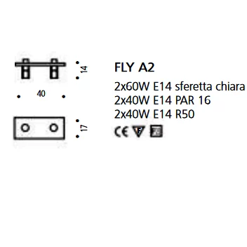 APLICA FLY A2 - design Oriano Favaretto