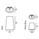 APLICA MINIKITE PARETTE - design Marc Sadler