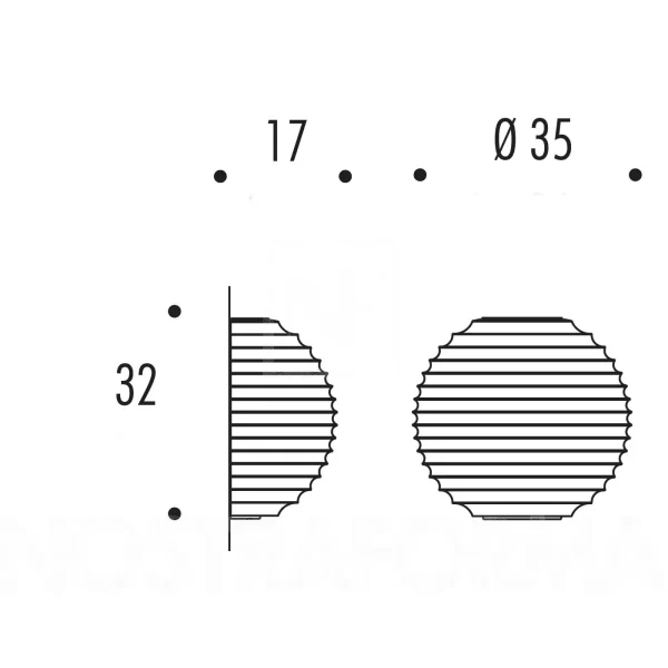 APLICA MODULO P35 - design Renato Toso & Noti Massari