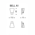 APLICA MURANO BELL A1 - design Francesco Dei Rossi