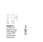 APLICA MURANO PERONI A1 - design de Majo