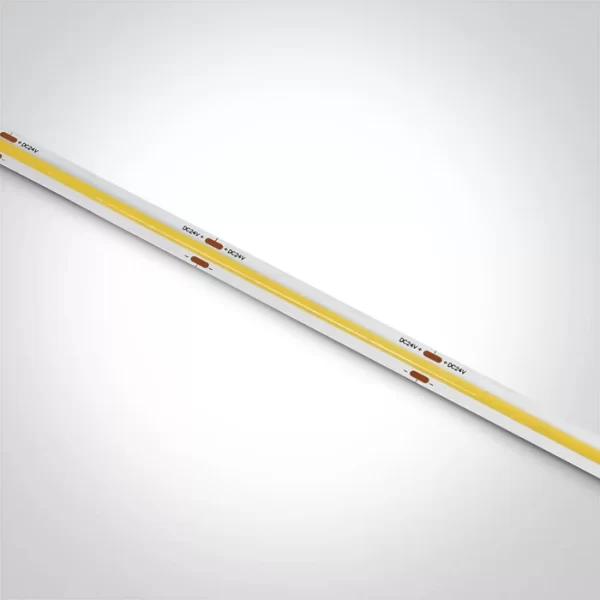 Banda LED COB 10mm 14W/m 24V 4000K Alb Neutru Lumina Continua IP20, Rola 5m, ONE Light