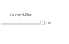Banda LED Exterior IP68 Silicon COB 10mm 10W/m 24V 4000K Alb Neutru, Rola 5m, ONE Light