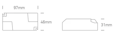 DRIVER LED 14W CC 200-350mA DIMABIL TRIAC 89016UT