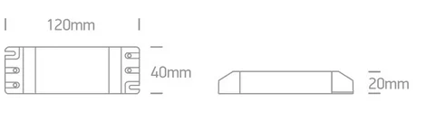 DRIVER LED 15W 12V DC IP20
