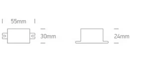 DRIVER LED 2-4W CC350mA TRIAC DIMABIL IP66