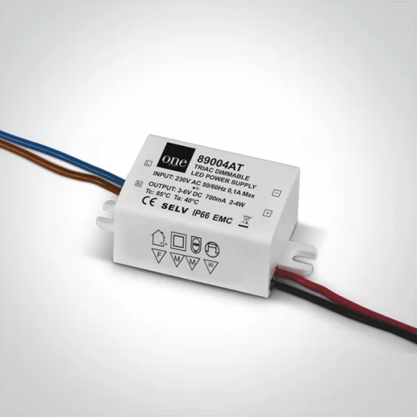 DRIVER LED 2-4W CC700mA TRIAC DIMABIL IP66