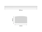 LAMPA LINIARA LED 15W CCT SUBTILO WHITE