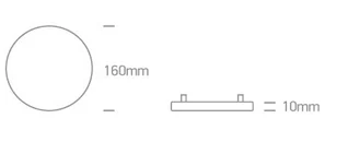 LAMPA SEMI-INCASTRATA LED 14W 10114CE