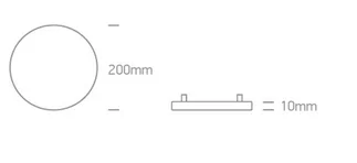 LAMPA SEMI-INCASTRATA LED 20W 10120CE