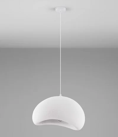 LAMPA SUSPENDATA AERE 12W E27 SANDY WHITE D50
