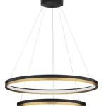 LAMPA SUSPENDATA CANTRIA LED 98W BLACK-BRASS