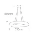 LAMPA SUSPENDATA CLAUD LED 80W D75