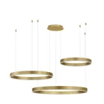 LAMPA SUSPENDATA LED 140W BRASS GOLD D140
