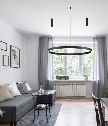 LAMPA SUSPENDATA LED 50W MOTIF D80 BLACK