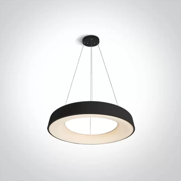 LAMPA SUSPENDATA LED 80W RING D78cm 62180NB