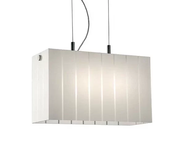 LAMPA SUSPENDATA OLUCE PIN STRIPE BIANCO - design Laudani-Romanelli
