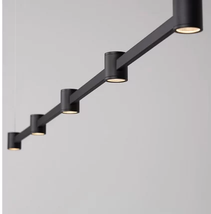 LAMPA SUSPENDATA PUIZE 30W LED L156cm BLACK