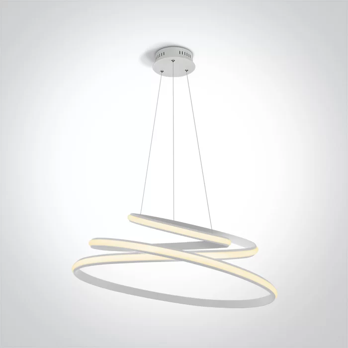 LAMPA SUSPENDATA RING LED 45W WHITE 63046A LAMPA SUSPENDATA RING LED 45W WHITE 63046A
