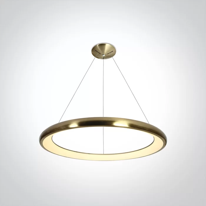 LAMPA SUSPENDATA RING LED 50W BRASS 62144NB LAMPA SUSPENDATA RING LED 50W BRASS 62144NB
