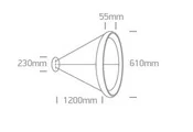 LAMPA SUSPENDATA RING LED 50W BRASS 62144NB