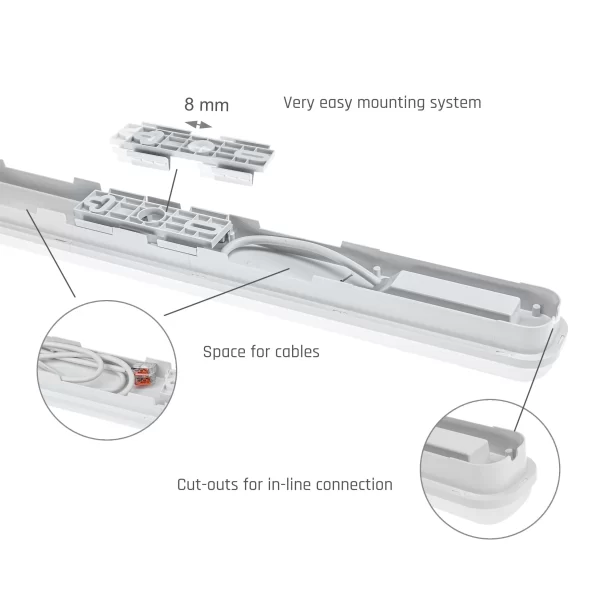 LAMPA TEHNICA LED LIMEA GO 50W L120cm IP65