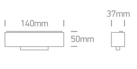 MAGNETIC-LINIE LUMINOASA LED ASIMETRICA 12W 48V