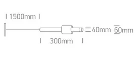 MAGNETIC-PENDANT LED 7W AJUSTABIL 48V