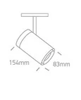MAGNETIC-SPOT LED 30W CILINDRIC 48V
