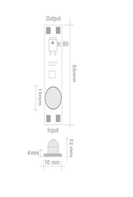 MINI SENZOR MISCARE PENTRU BANDA LED
