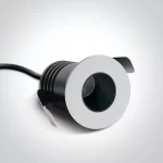 MINI SPOT INCASTRAT 2W LED WHITE-BLACK IP65