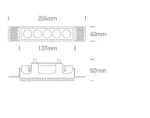 MINI SPOT INCASTRAT LED 12W MIRROR TRIMLESS 50012HTR