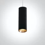 PENDUL CILINDRIC GU10 BLACK L240mm