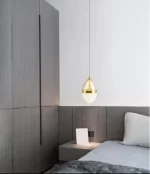 PENDUL EGNA LED 13W GOLD-OPAL GLASS