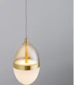 PENDUL EGNA LED 13W GOLD-OPAL GLASS